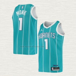 Camiseta Malik Monk NO 1 Charlotte Hornets Icon 2020-21 Verde