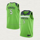 Camiseta Anthony Edwards NO 5 Minnesota Timberwolves Statement Verde