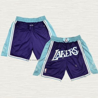 Pantalone Los Angeles Lakers Ciudad Just Don 2021-22 Violeta