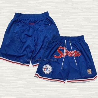 Pantalone Philadelphia 76ers Just Don Azul