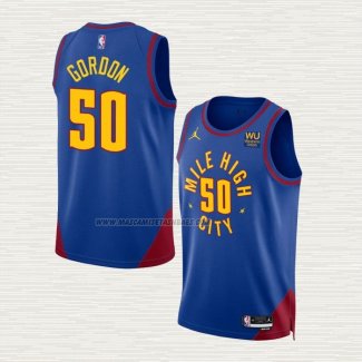 Camiseta Aaron Gordon NO 50 Denver Nuggets Statement 2022-23 Azul