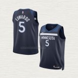 Camiseta Anthony Edwards NO 5 Nino Minnesota Timberwolves Icon Azul