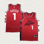 Camiseta James Harden NO 2 Los Angeles Clippers Statement 2024-25 Rojo