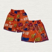 Pantalone New York Knicks Slap Sticker 2024 Naranja