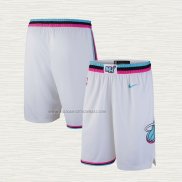 Pantalone Miami Heat Ciudad 2017-18 Blanco