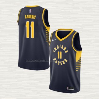 Camiseta Domantas Sabonis NO 11 Indiana Pacers Icon Azul