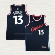 Camiseta Paul George NO 13 Los Angeles Clippers Icon 2024-25 Azul