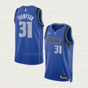 Camiseta David Thompson NO 31 Dallas Mavericks Icon 2023-24 Azul