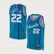 Camiseta Vernon Carey JR. NO 22 Charlotte Hornets Ciudad 2021-22 Azul